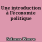 Une introduction à l'économie politique