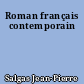 Roman français contemporain