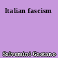Italian fascism
