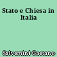 Stato e Chiesa in Italia