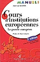 Cours d'institutions européennes : le puzzle européen