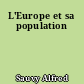 L'Europe et sa population