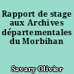 Rapport de stage aux Archives départementales du Morbihan