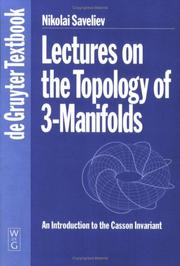 Lectures on the topology of 3-manifolds : an introduction to the Casson invariant