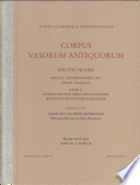 Corpus vasorum antiquorum : Deutschland : Band 86 : Berlin, Antikensammlung ehemals Antiquarium : Band 11 : Attisch Rotfigurige Mischgefässe, Böotisch Rotfigurige Kratere