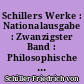 Schillers Werke : Nationalausgabe : Zwanzigster Band : Philosophische Schriften : Erster teil