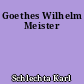 Goethes Wilhelm Meister