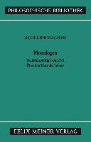 Monologen nebst den vorarbeiten : Im Anhang Neujarhspredigt von 1792 : Über den Wert des Lebens (Auszug)