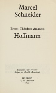 Ernest Théodore Amadeus Hoffmann