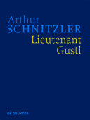 Lieutenant Gustl : historisch-kritische Ausgabe
