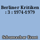 Berliner Kritiken : 3 : 1974-1979