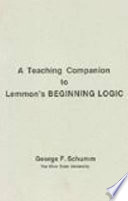 A teaching companion to Lemmon's Beginning logic