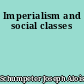 Imperialism and social classes