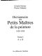 Dictionnaire des petits maîtres de la peinture, 1820-1920