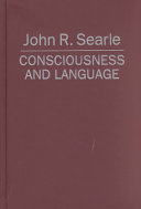 Consciousness and language