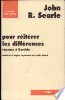 Pour réitérer les différences : réponse à Derrida