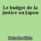 Le budget de la justice au Japon