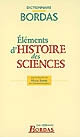 Éléments d'histoire des sciences