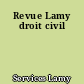 Revue Lamy droit civil