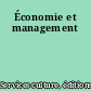 Économie et management