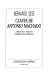 Claves de Antonio Machado