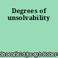 Degrees of unsolvability