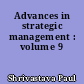 Advances in strategic management : volume 9