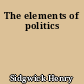 The elements of politics