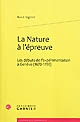 La nature à l'épreuve : les débuts de l'expérimentation à Genève (1670-1790)
