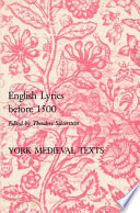 English lyrics before 1500