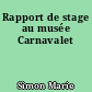Rapport de stage au musée Carnavalet