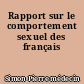 Rapport sur le comportement sexuel des français