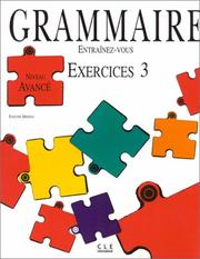 Grammaire : exercices niveau grand débutant