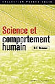 Science et comportement humain