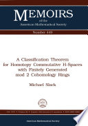 A classification theorem for homotopy commutative H-spaces with finitely generated mod 2 cohomology rings