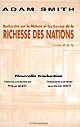Recherche sur la nature et les causes de la richesse des nations : Livres III et IV