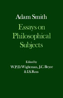 Works and correspondence of Adam Smith : 3 : Essays on philosophical subjects