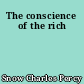The conscience of the rich