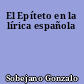 El Epíteto en la lírica española