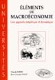 Éléments de macroéconomie : une approche empirique et dynamique