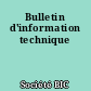 Bulletin d'information technique
