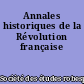 Annales historiques de la Révolution française
