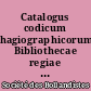 Catalogus codicum hagiographicorum Bibliothecae regiae Bruxellensis : Pars I : Codices Latini membranei : Tomus I