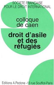 Droit d'asile et des réfugiés : colloque de Caen