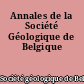 Annales de la Société Géologique de Belgique