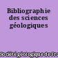 Bibliographie des sciences géologiques