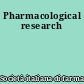 Pharmacological research