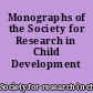 Monographs of the Society for Research in Child Development
