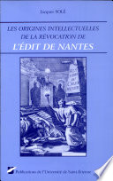 Les origines intellectuelles de la Révocation de l'Édit de Nantes