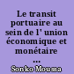 Le transit portuaire au sein de l' union économique et monétaire ouest africaine (UEMOA)